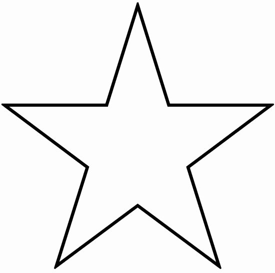 1 Inch Star Template Fresh Stars to Print and Cut Out Star Shape Cutouts