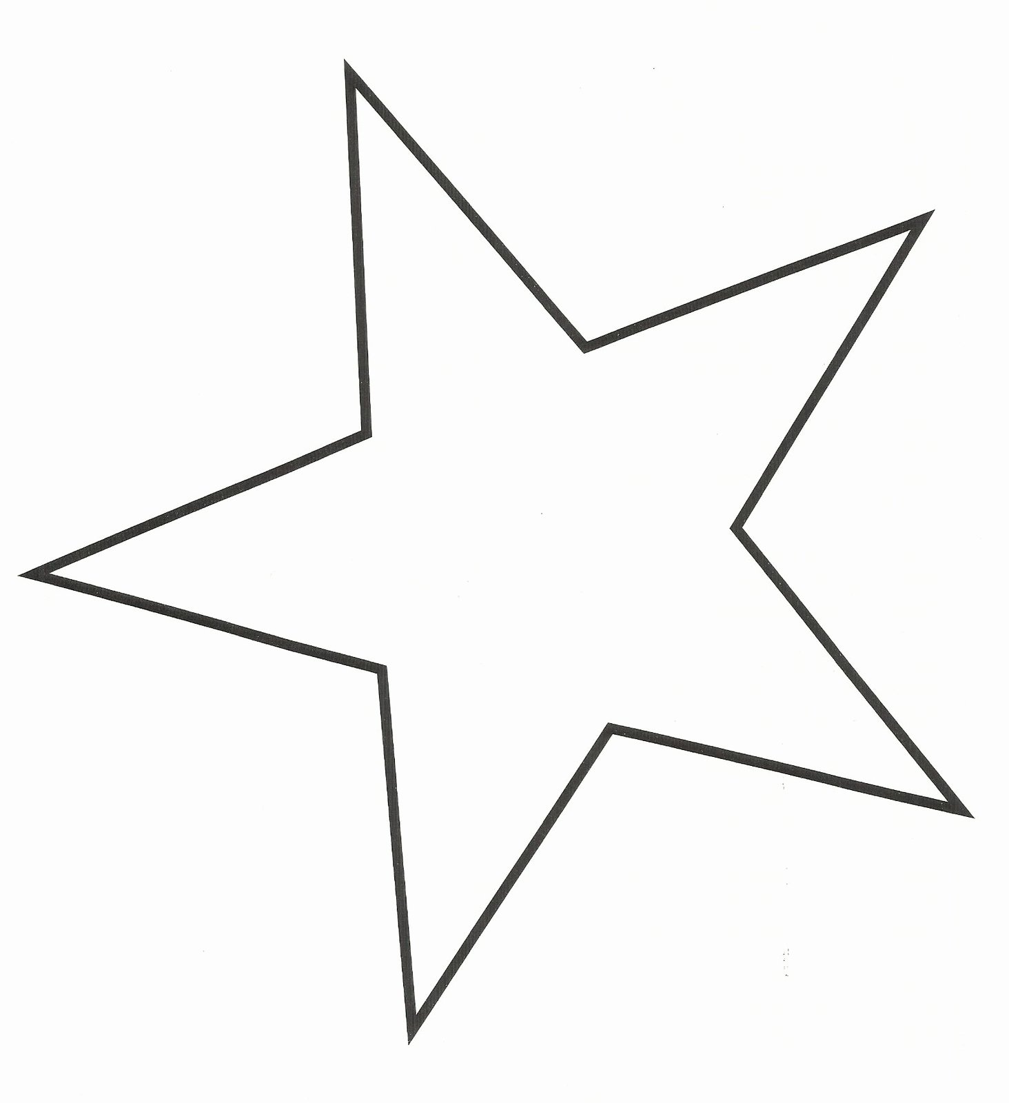 Printable 10 Inch Star Template