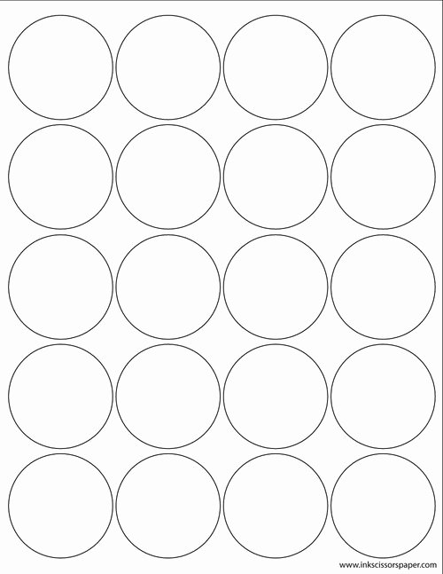 3 Inch Circle Template Printable Inspirational Template 3 1 4 Inch Round Labels Inkscissorspaper