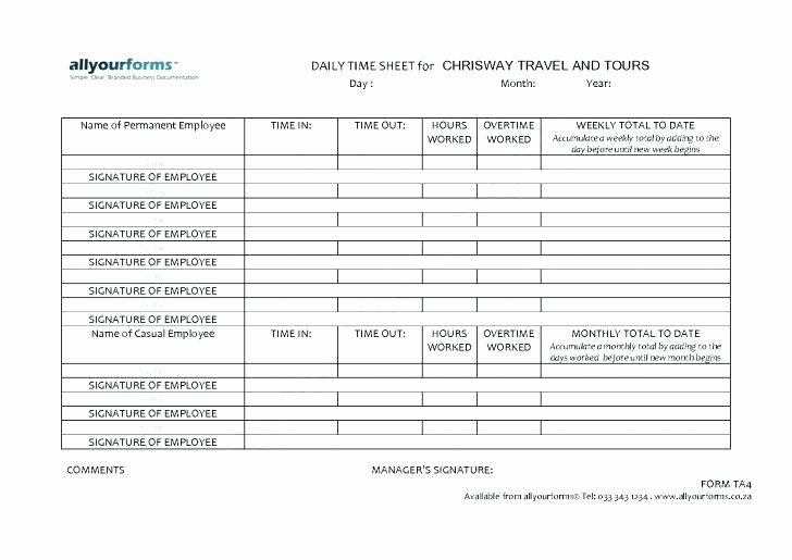 Attorney Billable Hours Template