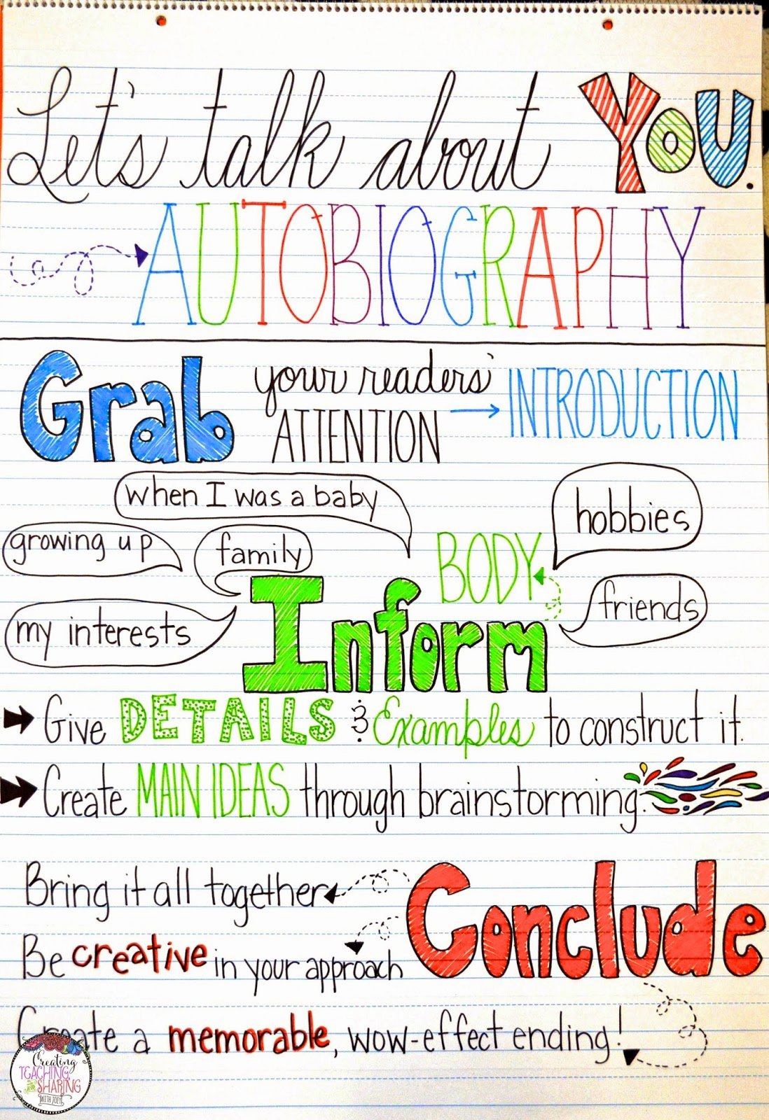 creative autobiography titles for students