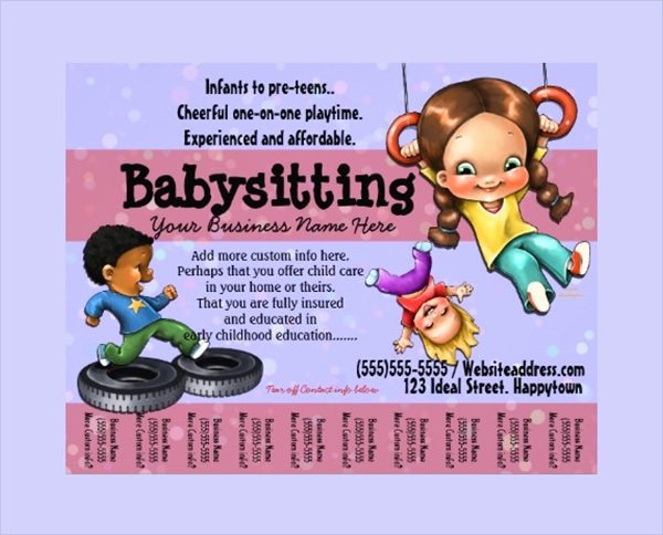 Babysitter Flyer Template Microsoft Word Best Of 11 Babysitting Flyers