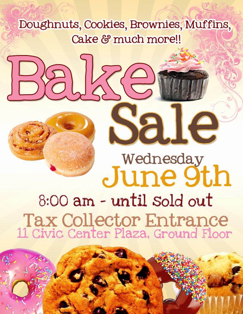 Bake Sale Flyer Templates Free Elegant Pretty Witty Designs some Flyers