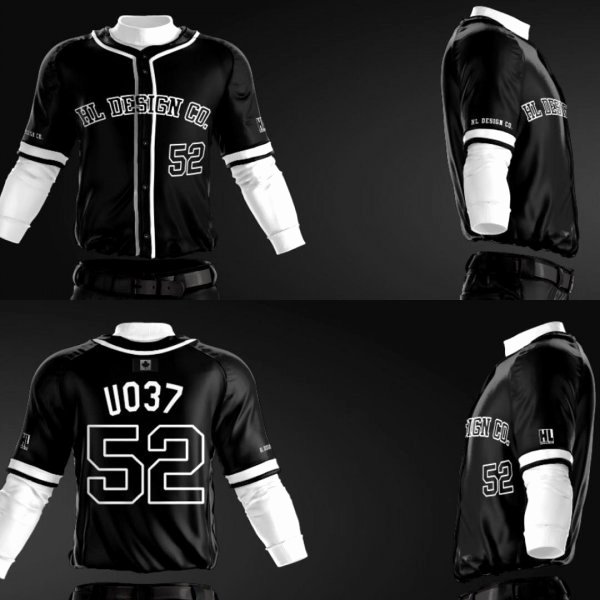 baseball uniform template