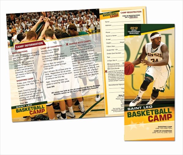 Basketball Camp Flyer Template Best Of 16 Basketball Camp Brochures Free Psd Eps Ai format