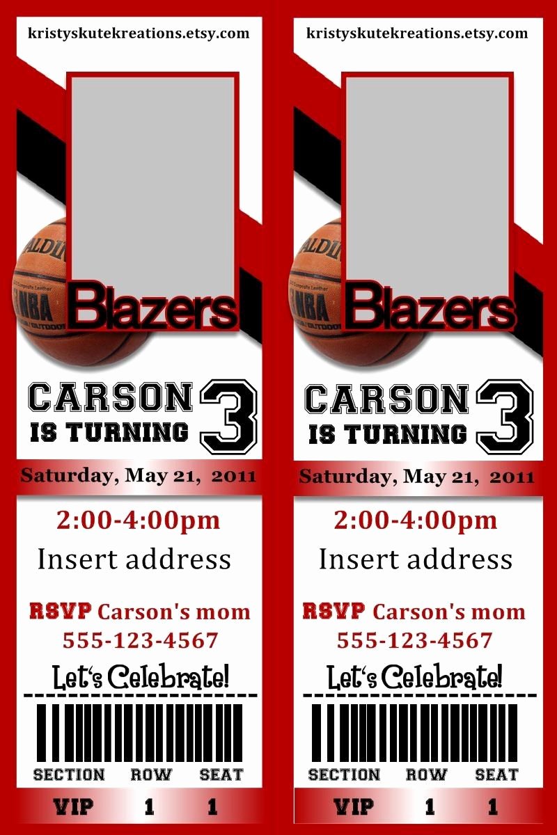 basketball ticket template unique basketball ticket invitation template google search of basketball ticket template