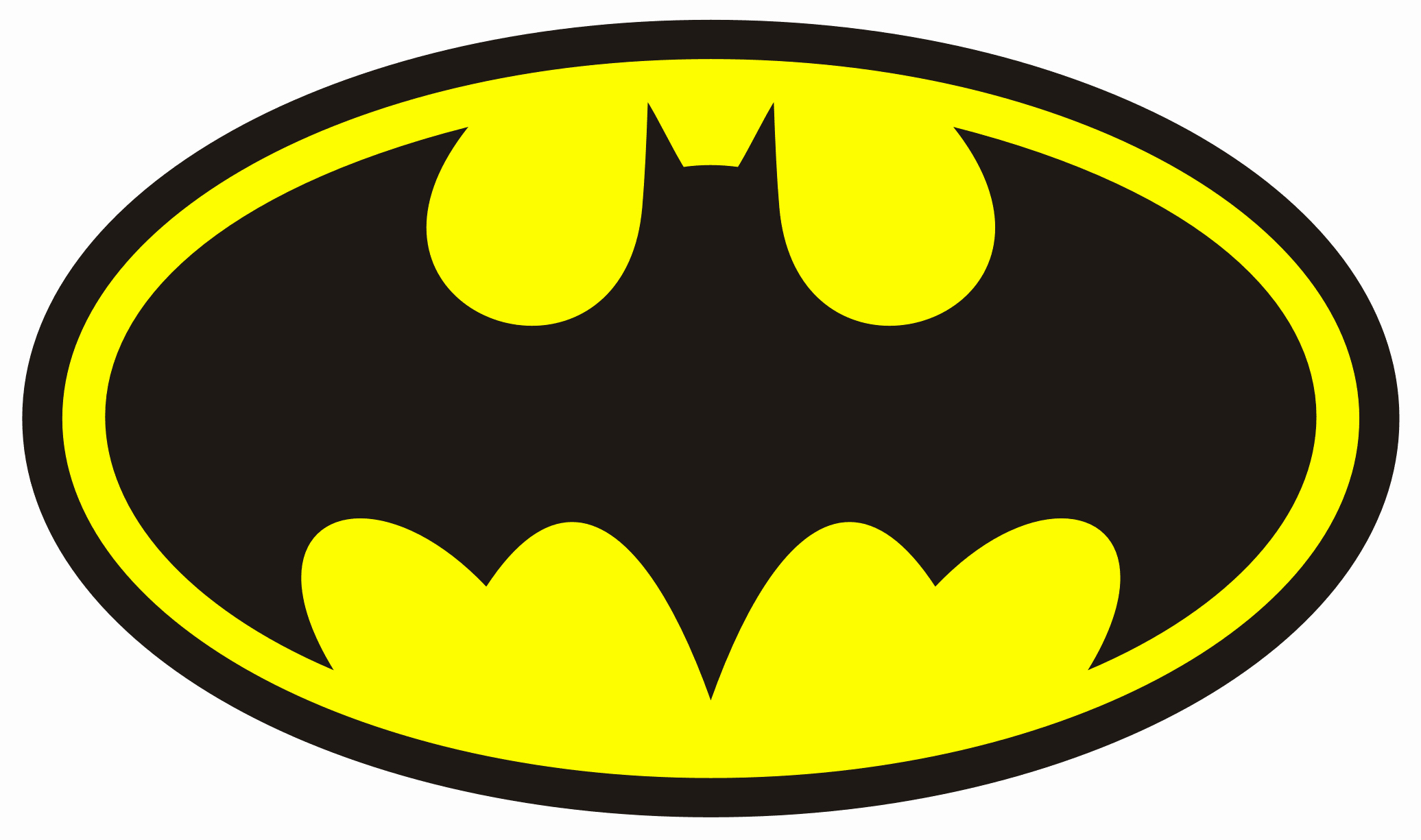 batman symbol stencil