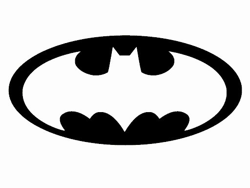 printable batman logo