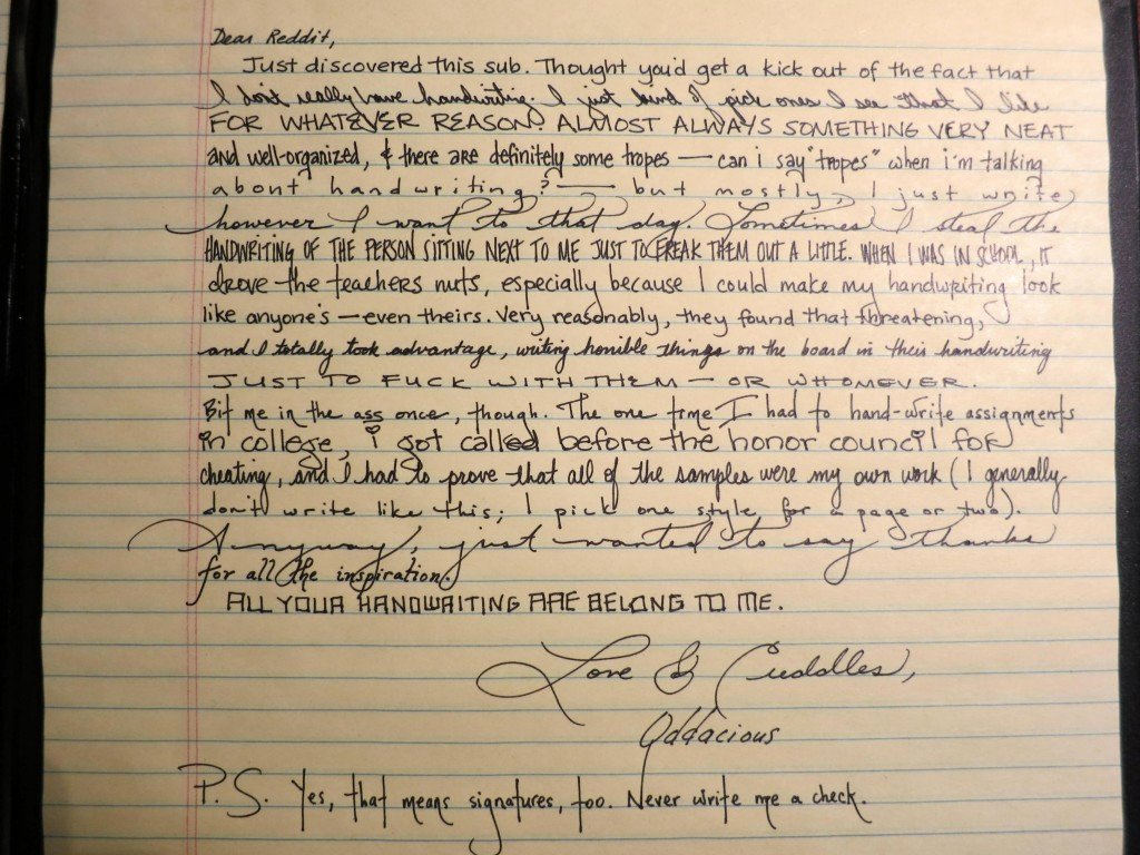 Best Essays Ever Written Best Of Penmanship Porn E Person S Handwriting Stuns the Internet