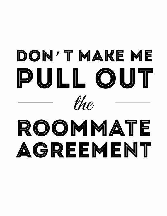 roommate agreement