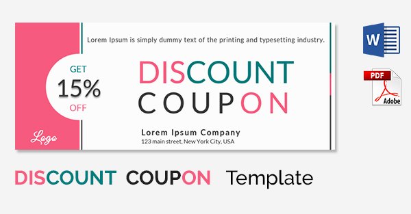 Blank Coupon Template for Word Best Of Coupon Template Word
