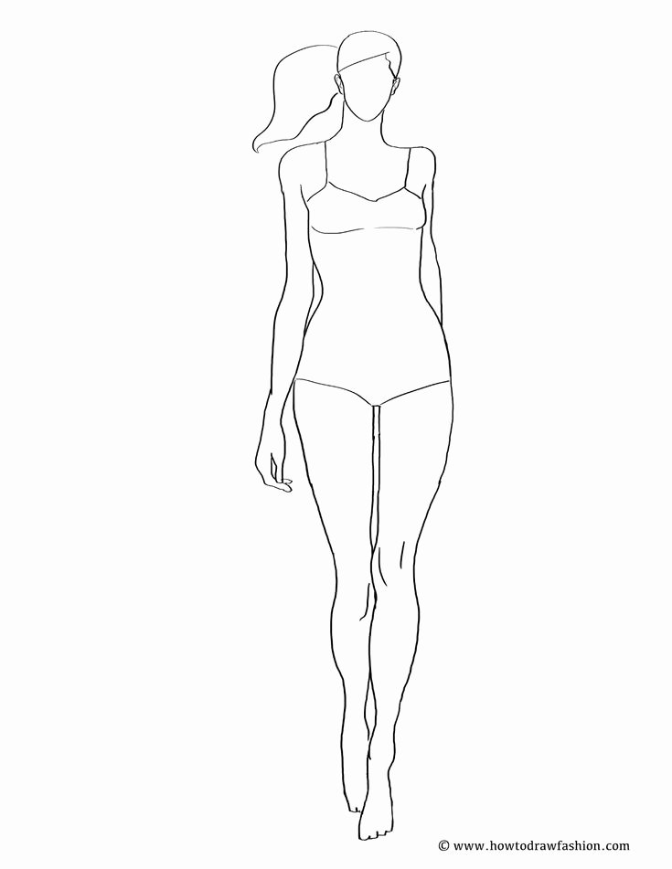 blank female body template elegant blank fashion sketch body art and face designs of blank female body template