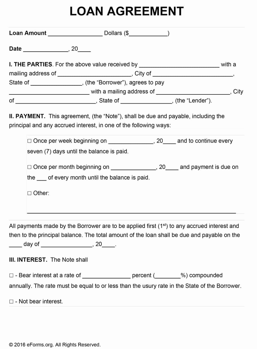 loan agreement