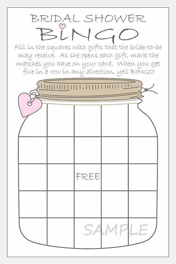 bridal shower bingo template free unique pinterest e280a2 the worlds catalog of ideas of bridal shower bingo template free