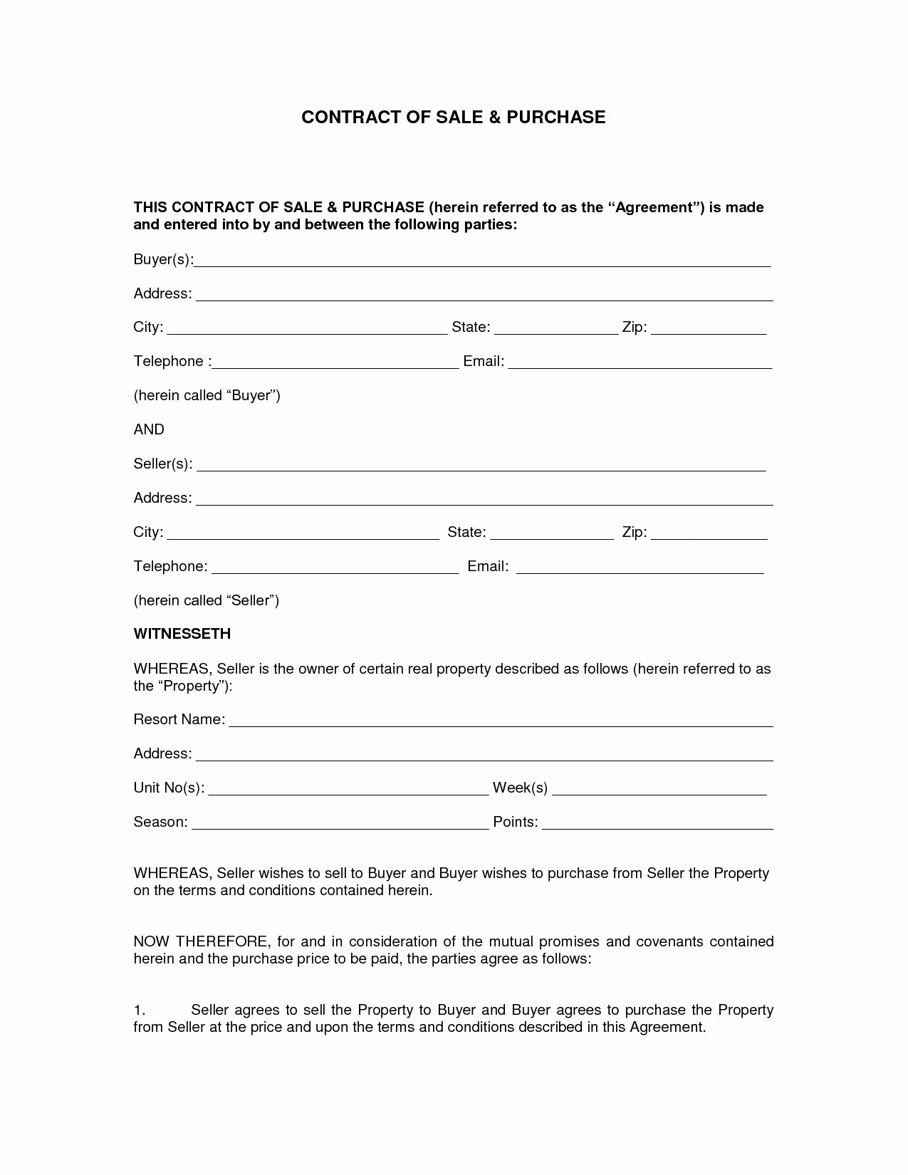 motorcycle purchase agreement template