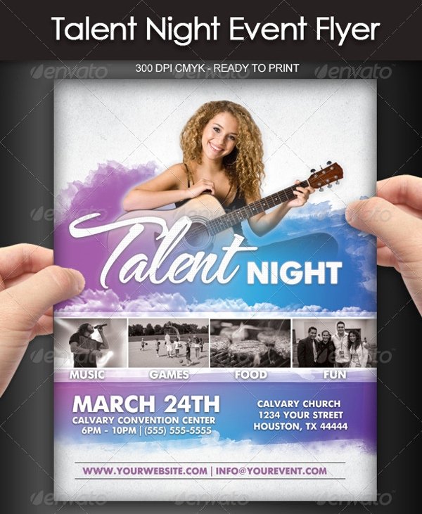 talent show flyer