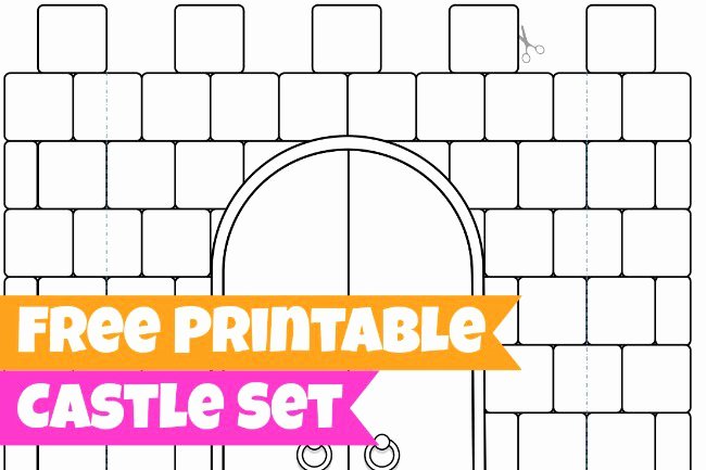 post 3d castle templates paper cut out