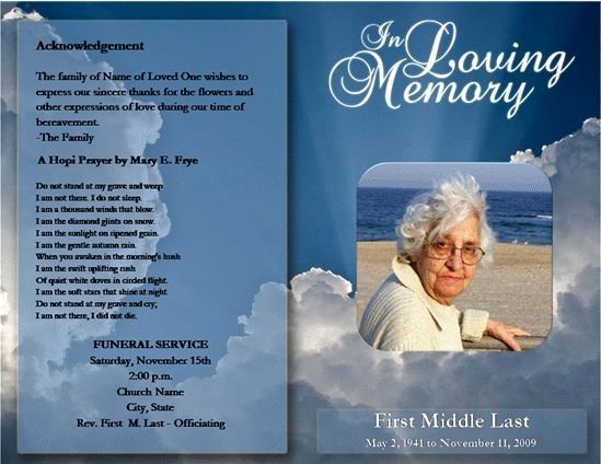 celebration of life program template lovely free funeral program template microsoft word of celebration of life program template