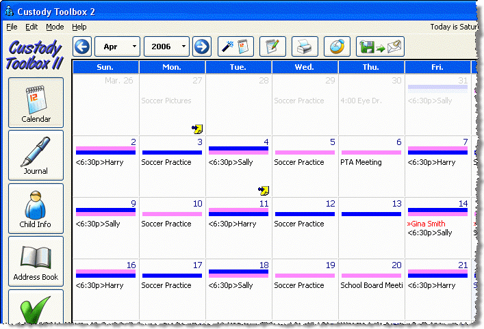 child custody calendar template unique custody toolbox 2 software to help win or keep custody of child custody calendar template