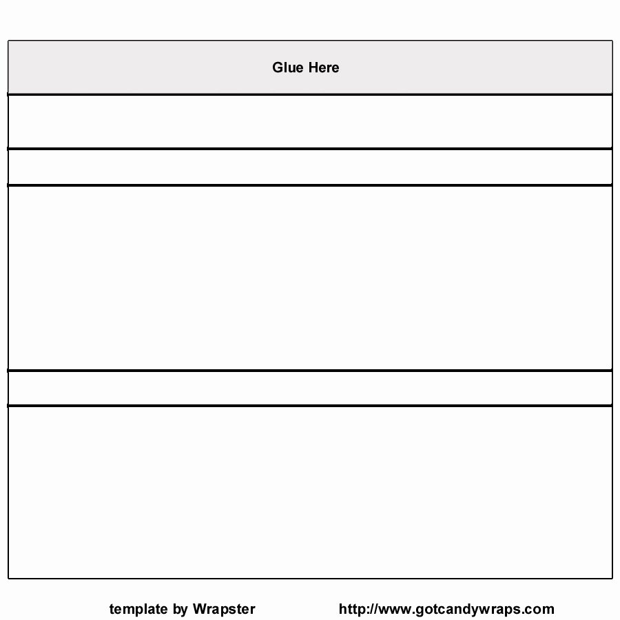 candy bar wrapper template for word