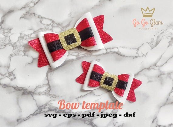 christmas bow template santa claus svg ga order=most relevant&organic search click=1