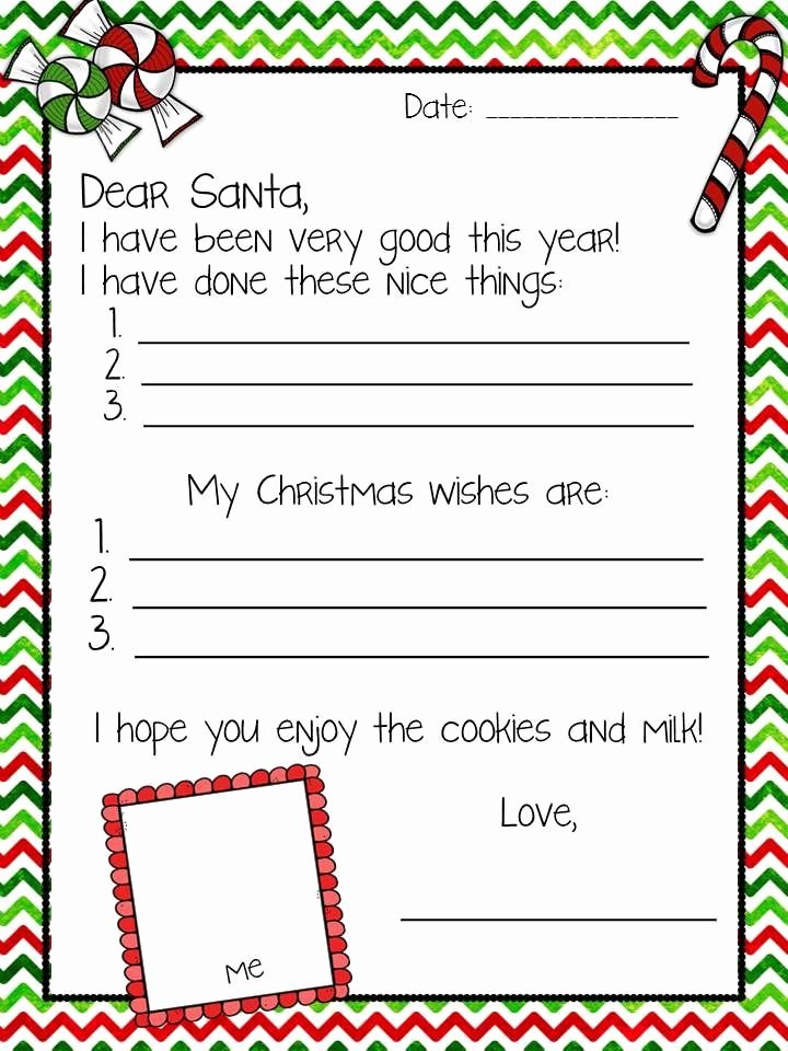 christmas letter template free lovely letter to santa free first grade of christmas letter template free
