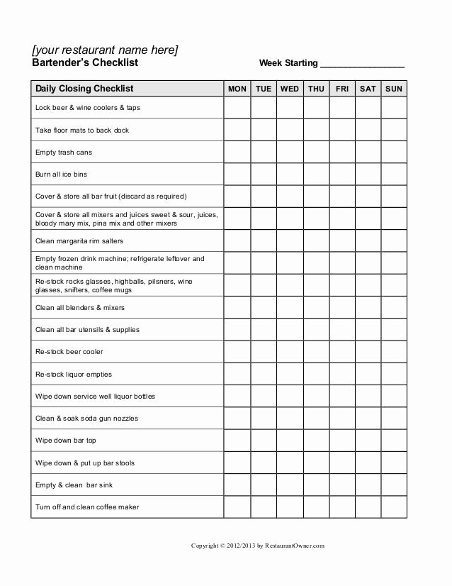 Fall Church Cleaning Checklist Printable
