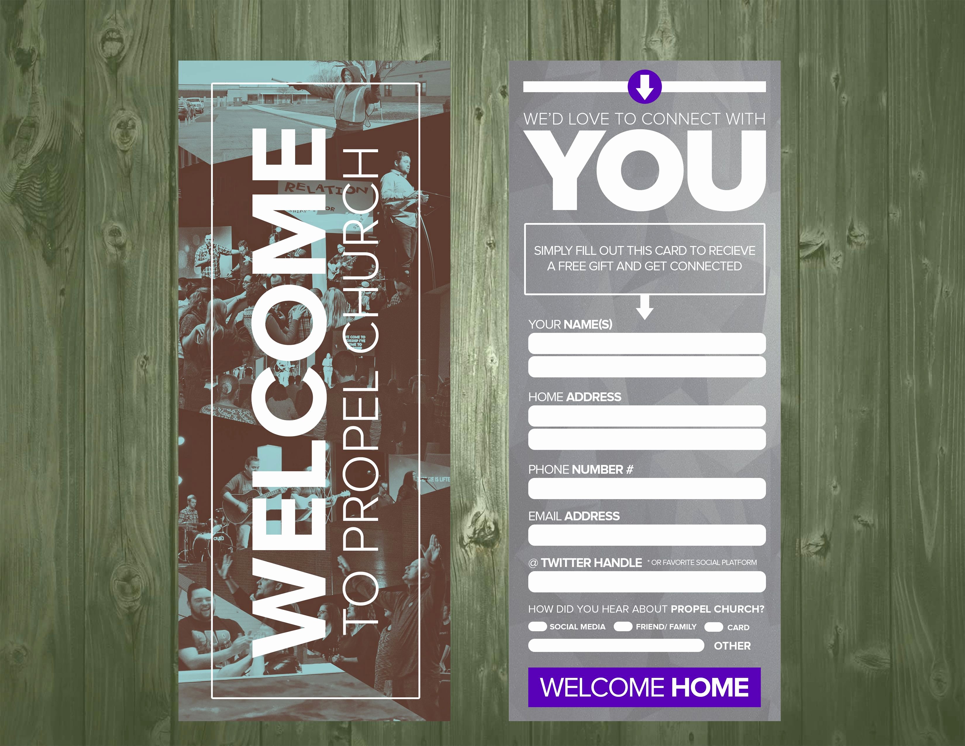 Church Visitor Card Template Word Best Of 3 5×9 Psd Connection Card Template
