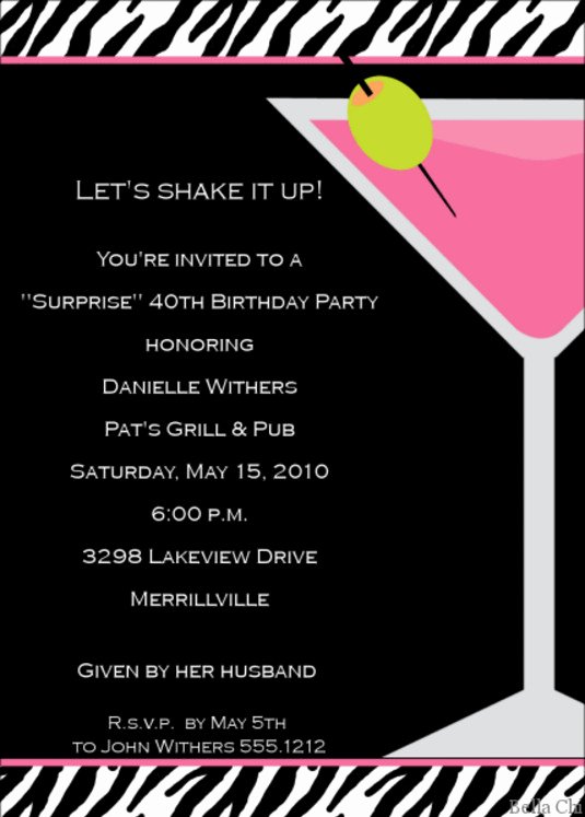 retirement cocktail party invitation wording