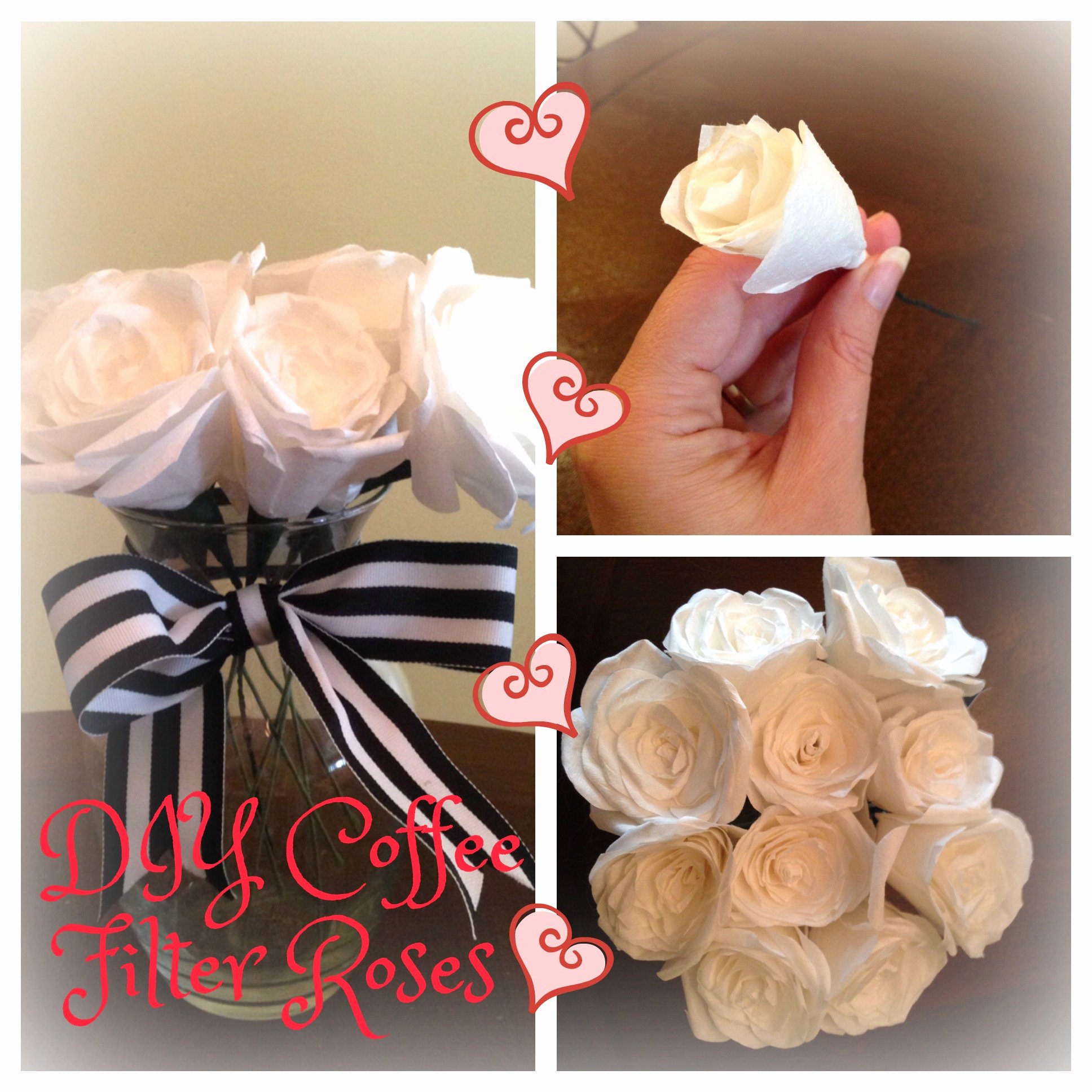 Coffee Filter Roses Template Unique Diy Coffee Filter Roses Becker It Yourself