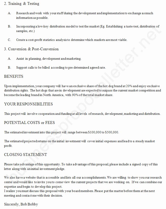 business collaboration proposal letter sample