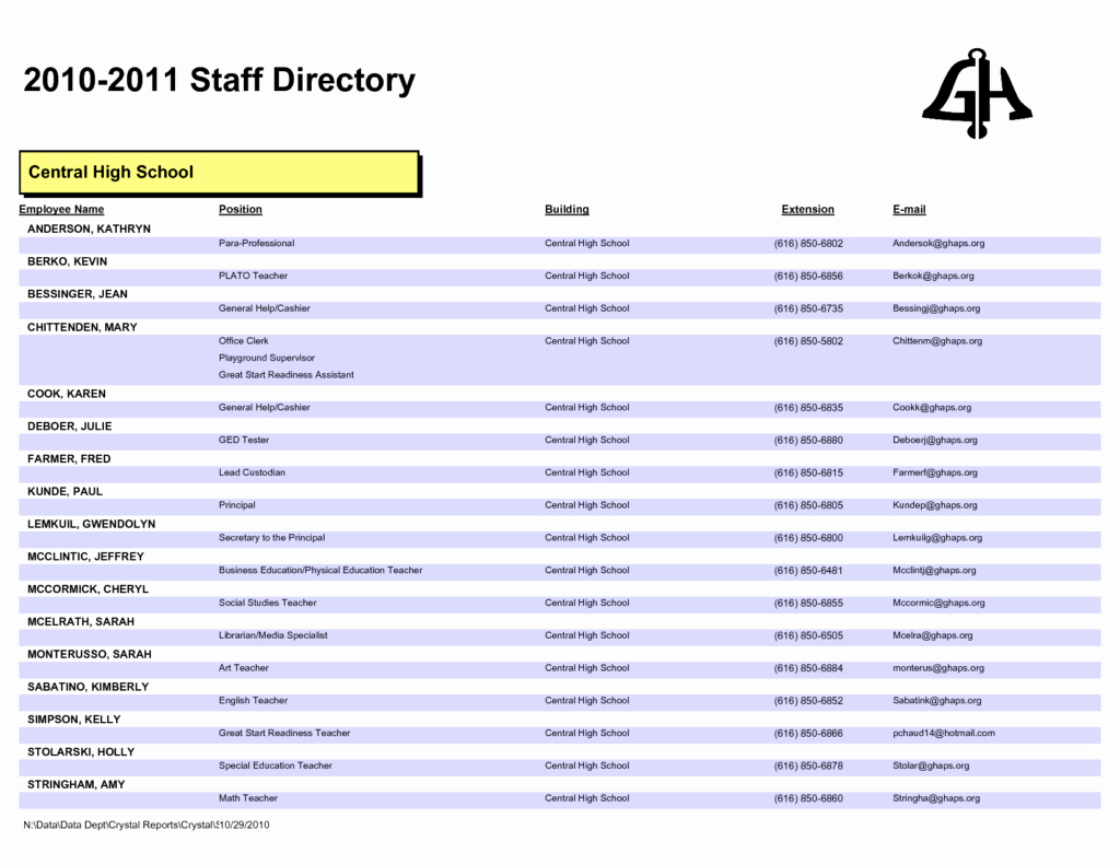 28 images of staff phone list template 407