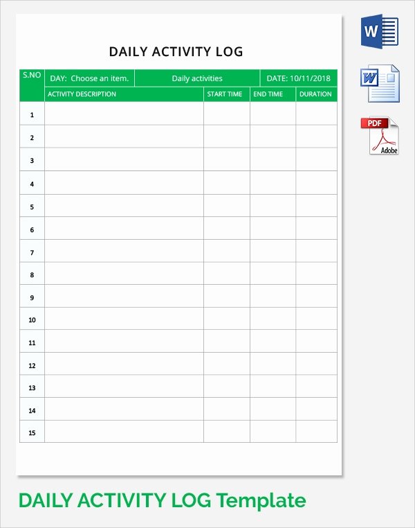 daily work report template