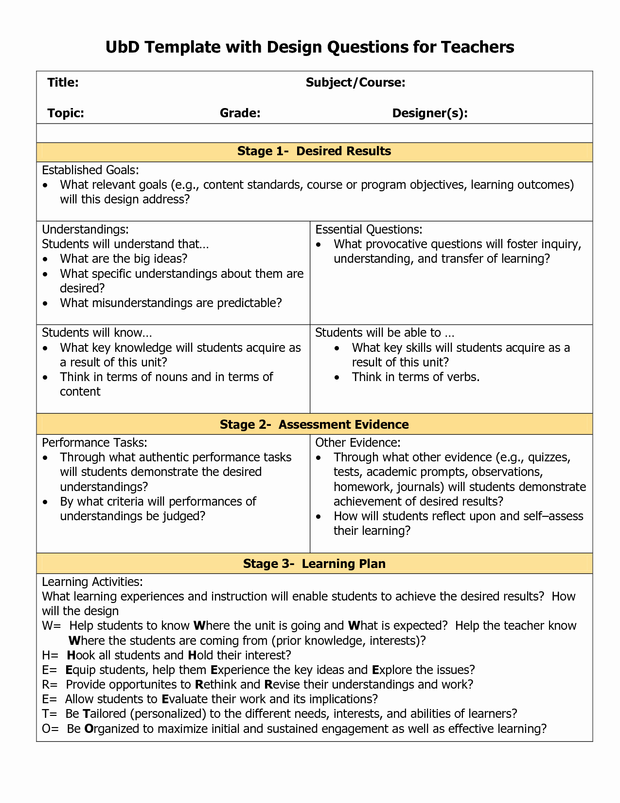 cooperative learning lesson plan template fresh blank ubd template things for the classroom of cooperative learning lesson plan template