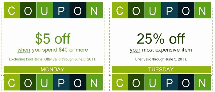 coupon templates