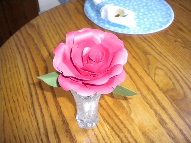 cricut paper roses best of my first paper flower made with cricut giant flower of cricut paper roses