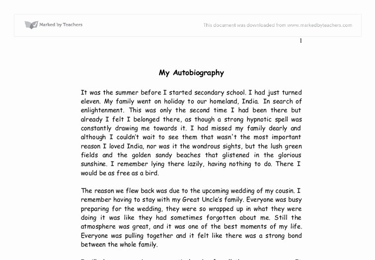 cultural autobiography essay example