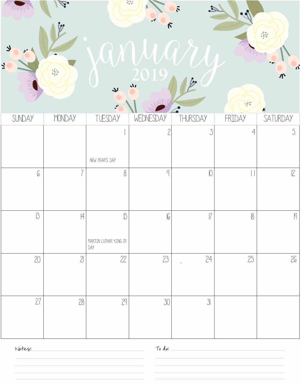 cute calendar template 2019 inspirational january monthly calendar 2019 organize of cute calendar template 2019