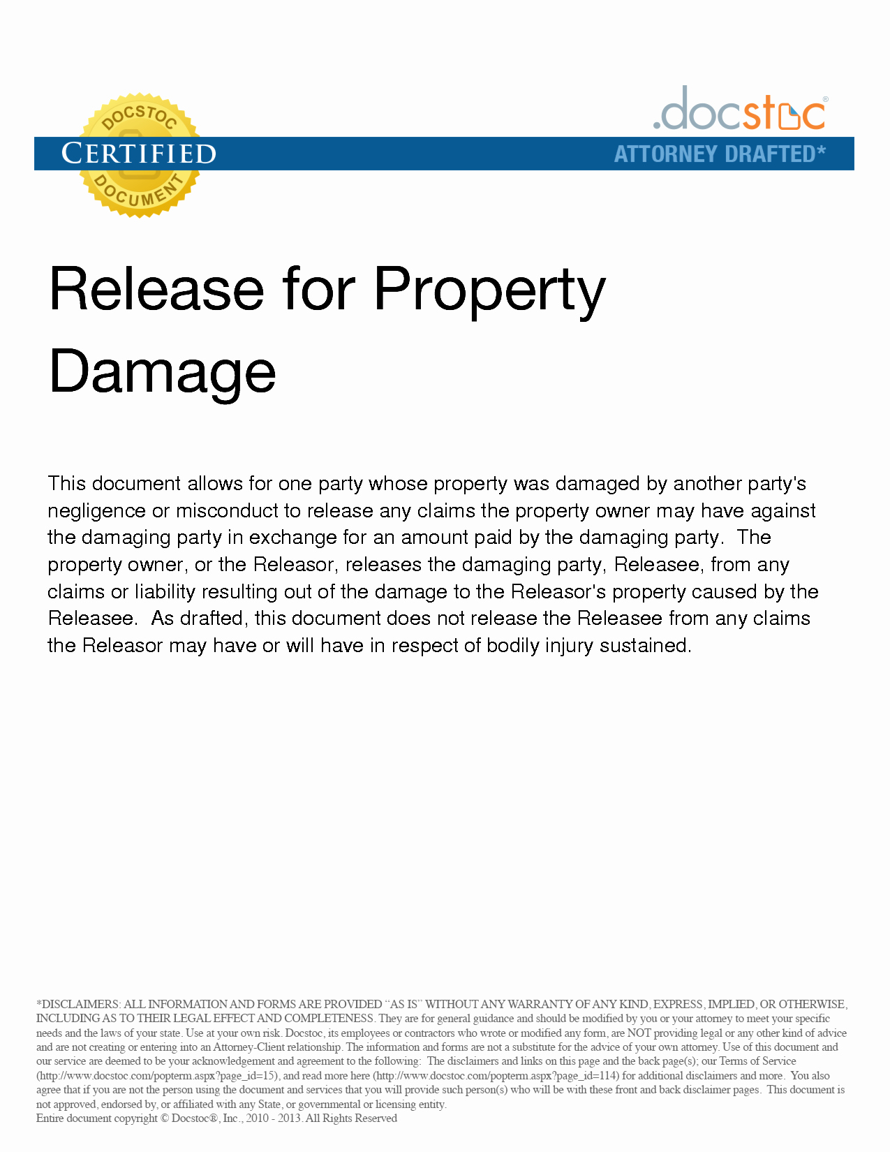 29 images of property liability release template 8950