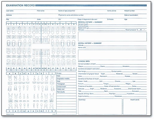 Dental Patient forms Template Inspirational Clinical forms Make Dental Charting Easy