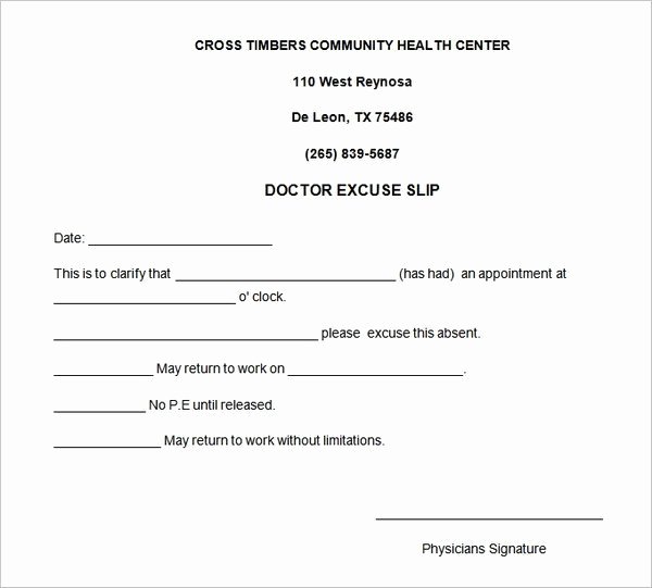 Dentist Excuse Template Lovely 4 Free Doctors Note for Work Templates Word Excel