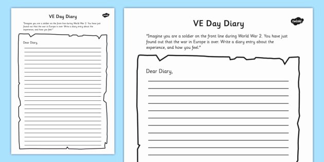 t2 h 4715 ve day diary writing template