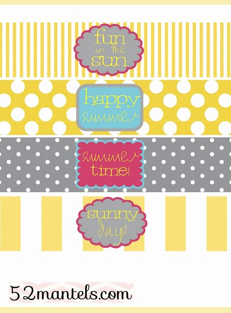 diy water bottle labels plus free