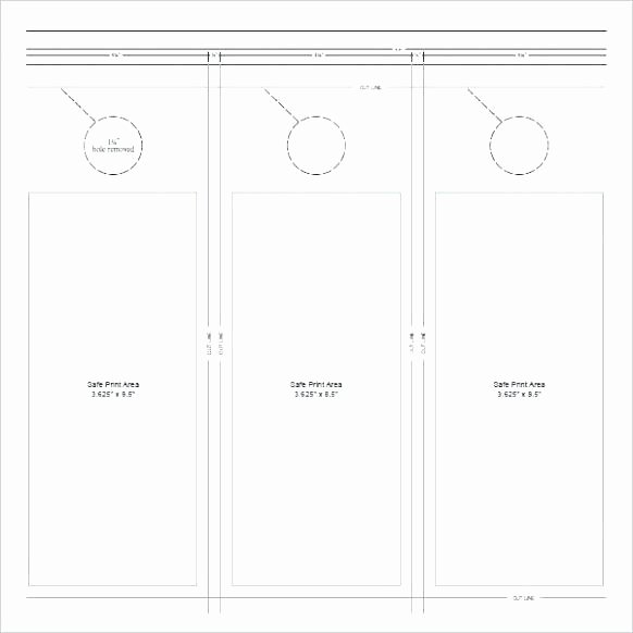 free door hanger template new gallery publisher for