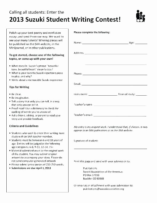 Draw Entry form Template Elegant Submission form Template Word