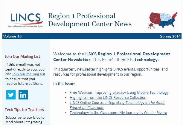 Education World Newsletter Fresh Lincs Newsletter and Webinar Announcement Edtech Center