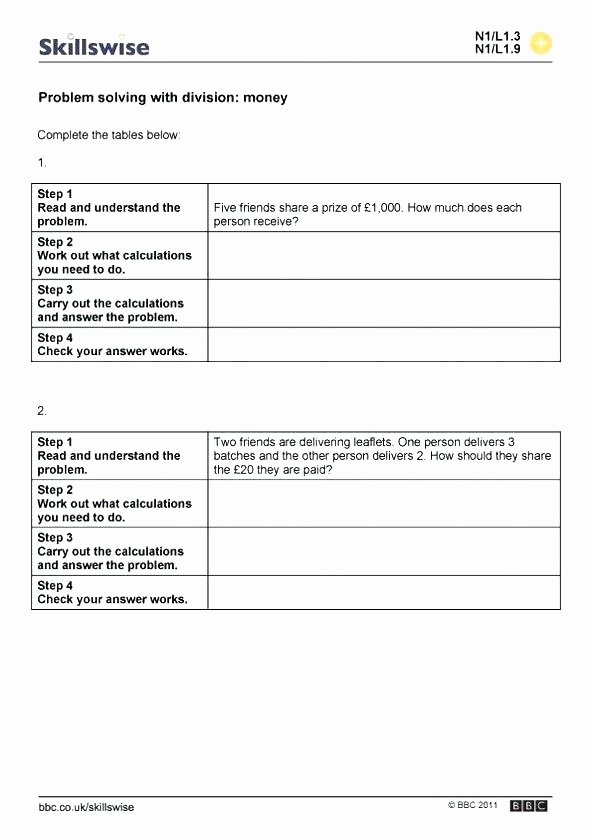 problem solving 4th grade