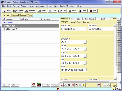 post office phone directory template excel
