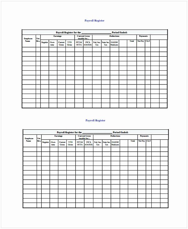 excel payroll template