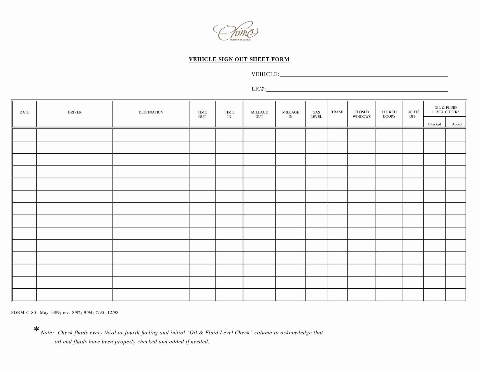 11 12 sign out sheet for classroom